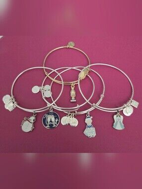 ALEX AND ANI Christmas Themed Charm Bracelets / Bangles